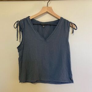 Toad&Co Anza Cinch Tank, blue, size small